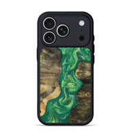 iPhone 17 Pro Wood Phone Case - Yaakov (Green, 808387)