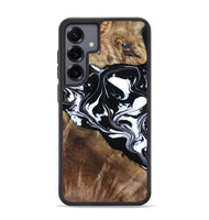 Galaxy S25 Plus Wood Phone Case - Evie (Black & White, 808399)