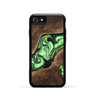 iPhone SE Wood Phone Case - Collins (Green, 808402)