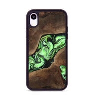 iPhone Xr Wood Phone Case - Collins (Green, 808402)
