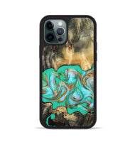 iPhone 12 Pro Wood Phone Case - Melba (Green, 808404)