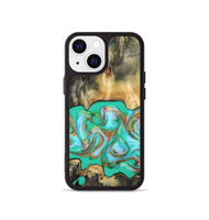 iPhone 13 mini Wood Phone Case - Melba (Green, 808404)