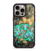 iPhone 15 Pro Max Wood Phone Case - Melba (Green, 808404)
