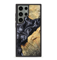 Galaxy S23 Ultra Wood Phone Case - Kenisha (Black & White, 808457)