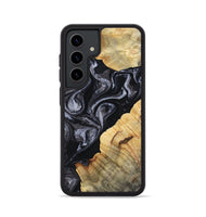 Galaxy S24 Wood Phone Case - Kenisha (Black & White, 808457)