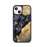 iPhone 14 Wood Phone Case - Kenisha (Black & White, 808457)