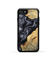 iPhone SE Wood Phone Case - Kenisha (Black & White, 808457)