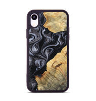 iPhone Xr Wood Phone Case - Kenisha (Black & White, 808457)
