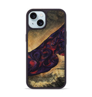 iPhone 15 Wood Phone Case - Westin (Purple, 808460)