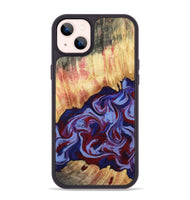 iPhone 14 Plus Wood Phone Case - Kara (Red, 808461)