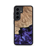 Galaxy S24 Wood Phone Case - Fannie (Purple, 808482)