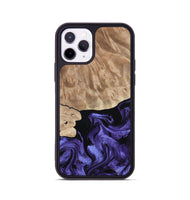 iPhone 11 Pro Wood Phone Case - Fannie (Purple, 808482)