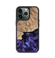 iPhone 13 Pro Wood Phone Case - Fannie (Purple, 808482)