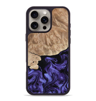iPhone 16 Pro Max Wood Phone Case - Fannie (Purple, 808482)