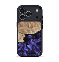 iPhone 17 Pro Wood Phone Case - Fannie (Purple, 808482)