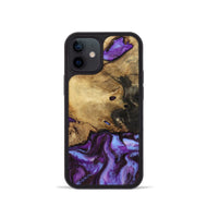 iPhone 12 mini Wood Phone Case - Maia (Purple, 808483)
