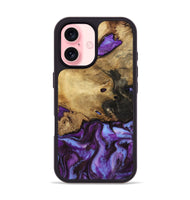 iPhone 16 Wood Phone Case - Maia (Purple, 808483)