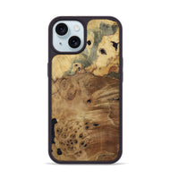 iPhone 15 Wood Phone Case - Birdie (Wood Burl, 808491)