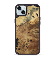 iPhone 15 Plus Wood Phone Case - Birdie (Wood Burl, 808491)