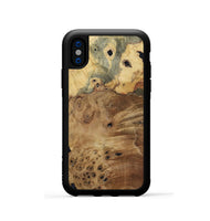 iPhone Xs Wood Phone Case - Birdie (Wood Burl, 808491)