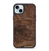 iPhone 15 Plus Wood Phone Case - Chelsie (Wood Burl, 808493)