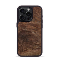iPhone 15 Pro Wood Phone Case - Chelsie (Wood Burl, 808493)