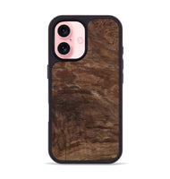 iPhone 16 Wood Phone Case - Chelsie (Wood Burl, 808493)