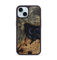 iPhone 15 Wood Phone Case - Elda (Wood Burl, 808494)