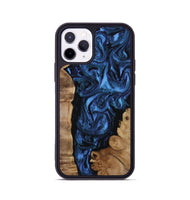 iPhone 11 Pro Wood Phone Case - Lucero (Blue, 808496)