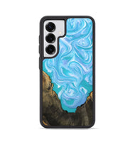 Galaxy S25 Wood Phone Case - Nell (Blue, 808497)