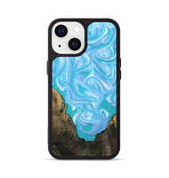 iPhone 13 Wood Phone Case - Nell (Blue, 808497)