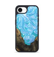 iPhone 16e Wood Phone Case - Nell (Blue, 808497)