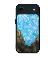 iPhone 17 Air Wood Phone Case - Nell (Blue, 808497)