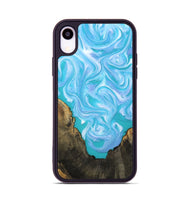 iPhone Xr Wood Phone Case - Nell (Blue, 808497)