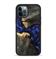 iPhone 12 Pro Max Wood Phone Case - Evander (Blue, 808498)