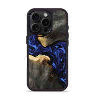iPhone 16 Pro Wood Phone Case - Evander (Blue, 808498)