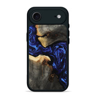 iPhone 17 Air Wood Phone Case - Evander (Blue, 808498)