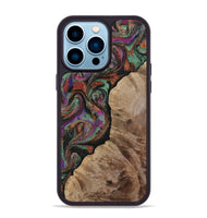 iPhone 14 Pro Max Wood Phone Case - Arminta (Green, 808501)