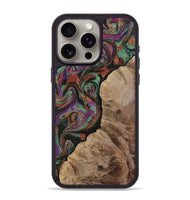 iPhone 15 Pro Max Wood Phone Case - Arminta (Green, 808501)