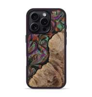 iPhone 16 Pro Wood Phone Case - Arminta (Green, 808501)