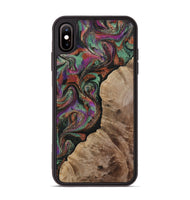 iPhone Xs Max Wood Phone Case - Arminta (Green, 808501)