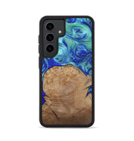 Galaxy S24 Wood Phone Case - Mettie (Blue, 808502)