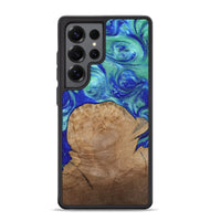 Galaxy S25 Ultra Wood Phone Case - Mettie (Blue, 808502)