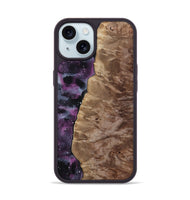 iPhone 15 Wood Phone Case - Saanvi (Cosmos, 808538)