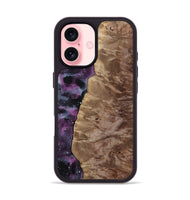iPhone 16 Wood Phone Case - Saanvi (Cosmos, 808538)