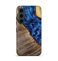 Galaxy S23 Wood Live Edge Phone Case - Mariam (Purple, 808586)