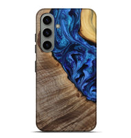 Galaxy S24 Plus Wood Live Edge Phone Case - Mariam (Purple, 808586)