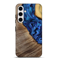 Galaxy S25 Plus Wood Live Edge Phone Case - Mariam (Purple, 808586)