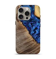 iPhone 16 Pro Wood Live Edge Phone Case - Mariam (Purple, 808586)