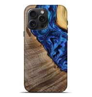 iPhone 16 Pro Max Wood Live Edge Phone Case - Mariam (Purple, 808586)